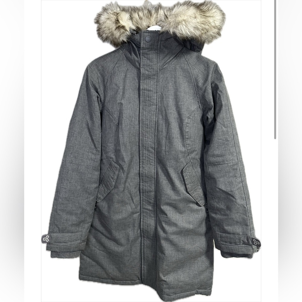 TNA Aspen Parka Jacket in Grey Size Medium - Picture 3 of 10